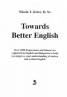 Towards Better English