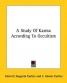 A Study Of Karma According To Occultism