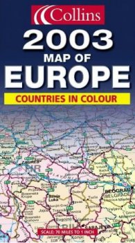 Collins 2003 Map Of Europe