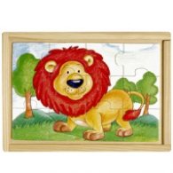 Toys Pino 4 пъзела в кутия 3708-3 джунгла