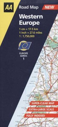 Western Europe.Road Map