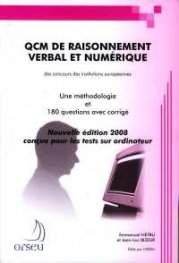 QCM de raisonnement verbal et numerique des concours de la fonction publique europeenne