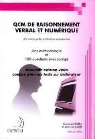 QCM de raisonnement verbal et numerique des concours de la fonction publique europeenne