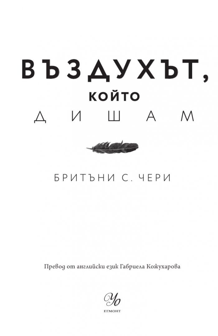 Въздухът, който дишам - Кн.1 Елементи