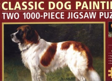 Classic Dog Paintings (two 1000-piece jigsaw puzzle)