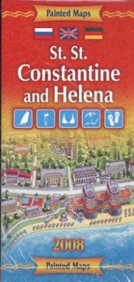Карта St.St.Constantine and Helena/ Painted Maps