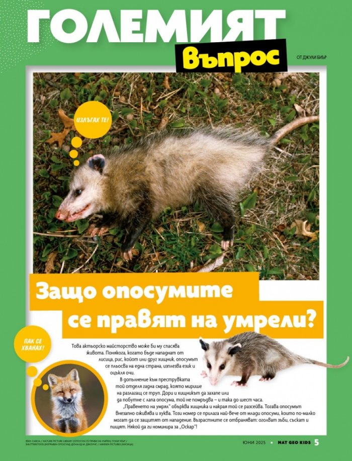 National Geographic KIDS България Юни/2025