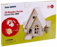 3D Wooden Puzzle - Forest Villa F301