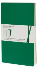 Бележник Moleskine Plain Volant Notebook Pocket Emerald Green: Set of 2 [7863]
