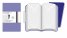 Бележник Moleskine Volant Notebook Ruled, Purple Large: Set of 2 [3384]