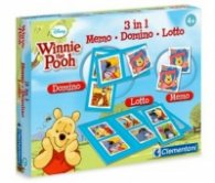 Winnie the Pooh 3 in 1: Memo; Domino; Lotto - 12832