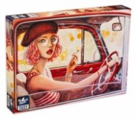 Пъзел Black Sea 1000 части - Розово момиче, Адриан Борда