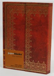 Бележник Paperblanks Old Leather Mini Wrap, Lined/ 4555