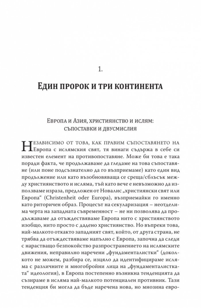 Европа и Ислямът. Историята на едно недоразумение