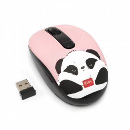Безжична мишка с USB приемник - панда Legami