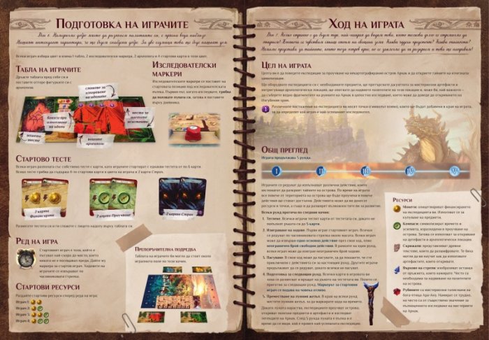 Изгубените руини на Арнак - настолна игра