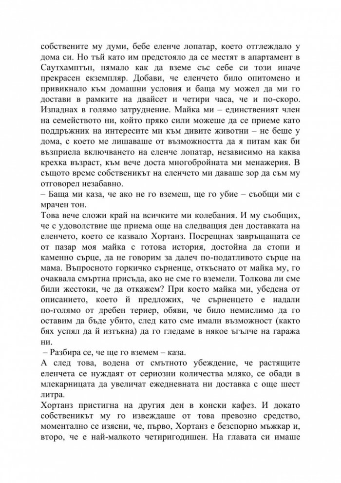 Зверове в звънарната ми