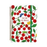 Тетрадка със спирала - Череши CARTES D'ART