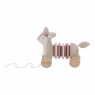 Дървена Играчка за Дърпане Сърничка Fairy Garden LD7357