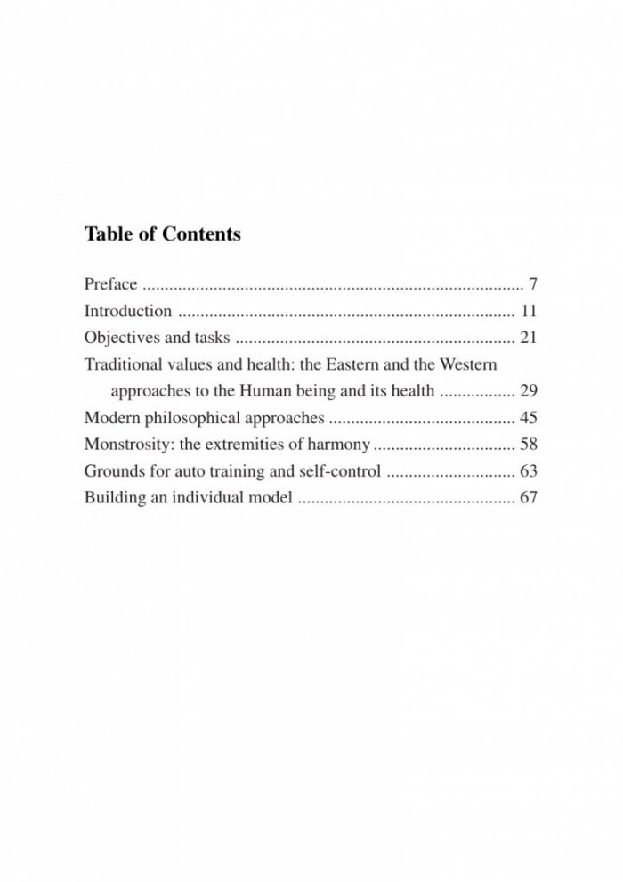 PHILOSOPHY AND THE SCIENCE OF HEALTH