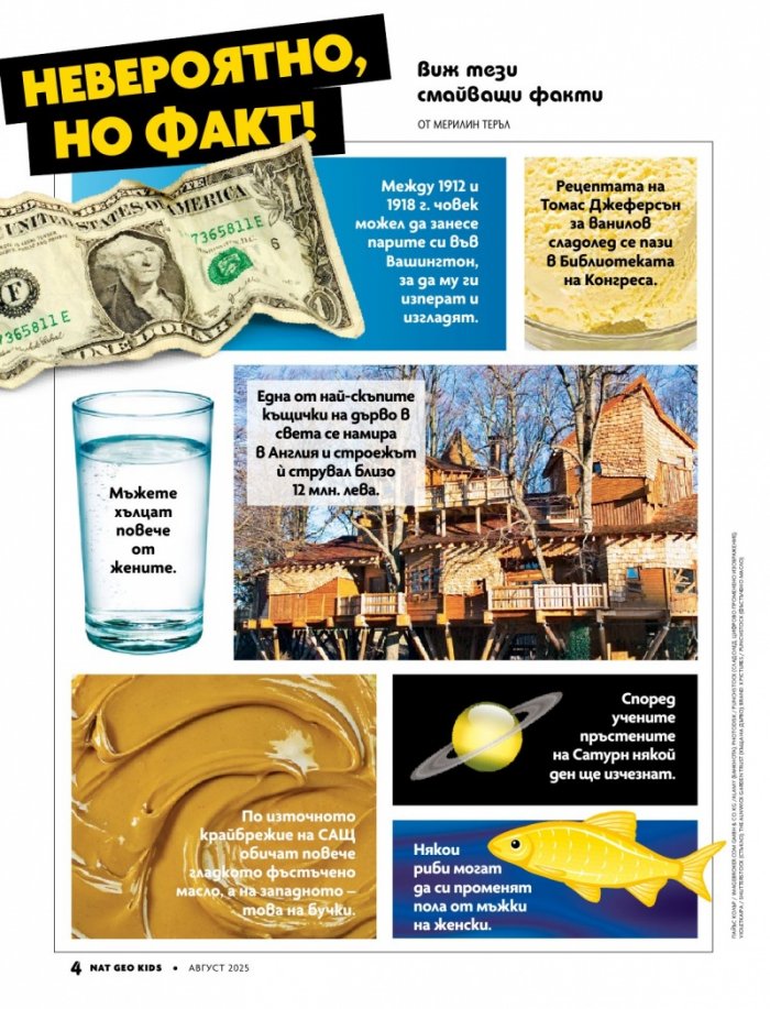 National Geographic KIDS България Август/2025