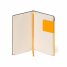 Бележник с бели страници оранжева корица - среден Legami