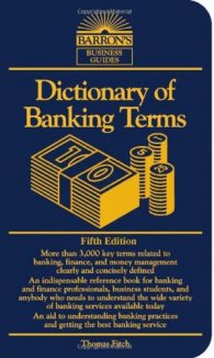 Dictionary of Banking Terms