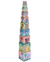 JANOD Пирамида от кубчета, Сладки животни J02652