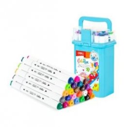Sketch маркери Deli Colorun EC187-24, измиващи се
