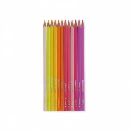 Комплект от 12 молива за оцветяване - залез Legami