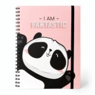 Бележник 3 в 1 със спирала - А4 панда Legami