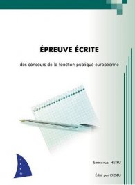 Epreuve Ecrite des concours de la fonction publique europeenne