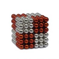 Magnetic Pixels Silver/Red