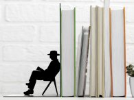 Ограничител за книги - Четящ човек iTotal