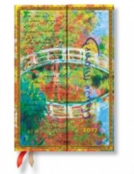 Бележник Paperblanks Dayplanners 2017 Monet, Mini/ 3448