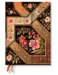 Бележник Paperblanks Dayplanners 2017 Filigree Floral Ebony, Midi/ 4032