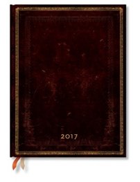 Бележник Paperblanks Dayplanners 2017 Black Moroccan, Ultra/ 4544