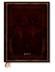 Бележник Paperblanks Dayplanners 2017 Black Moroccan, Ultra/ 4544