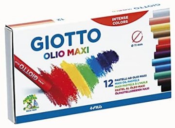 Маслени пастели Giotto Olio Maxi 12 цвята 293000