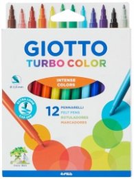Флумастери Giotto Turbo Color 12 цвята 10910071