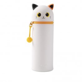 Силиконов несесер - Оранжево коте iTotal