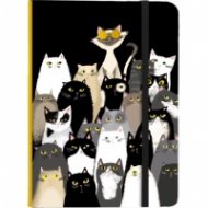 Бележник - Намръщени котки CARTES D'ART