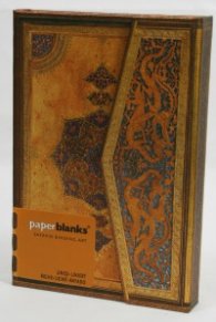 Бележник Paperblanks Safavid Binding Art Midi Wrap, Unlined/ 6052