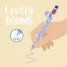Гел химикалка Legami Lovely Friends - Хипопотам