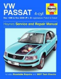 VW Passat 4-cyl,Dec 1996 to nov 2000(P to X registration) Petrol & Diesel
