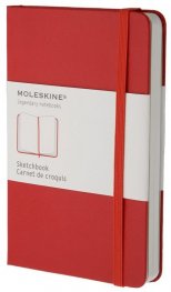 Бележник Moleskine Sketch-Book Large, Hard Red for Art [Hardcover] [0345]