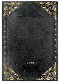 Бележник Paperblanks Dayplanners 2019 Midnight Rebel, Midi/ 9203