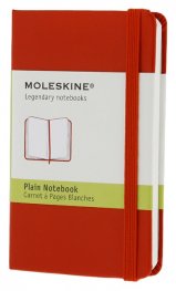 Бележник Moleskine Notebook Plain Red  Extra Small [Hardcover] [7139]