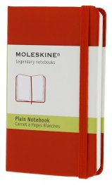 Бележник Moleskine Notebook Plain Red Extra Small [Hardcover] [7139]