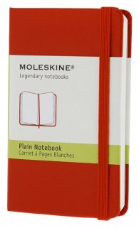 Бележник Moleskine Notebook Plain Red  Extra Small [Hardcover] [7139]